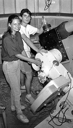 Students with UCLA Astrograph