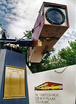 The 13" f/10 Schupamnn Telescope