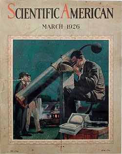 Scientific American Cover, March 1926