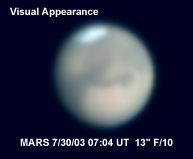 2003 Mars Photo by Paul Valelli