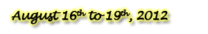 convention dates