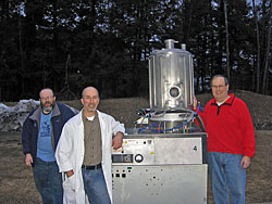 Mark Conca & Chip Siler with the Vacuum Coater