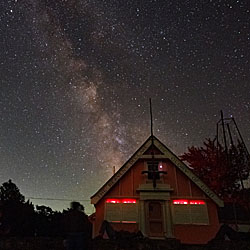 Milky Way over the Clubhouse at the 2023 Convention