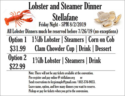 2019 Lobster Dinner