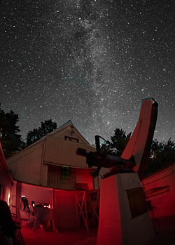 McGregor Observatory at night