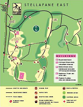 Stellafane East Site Map