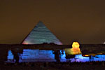 Laser Light Show at Giza Pyramids