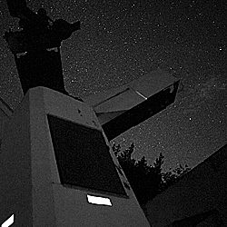 Milky Way over the Clubhouse at the 2023 Convention