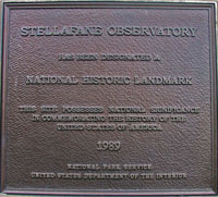 Stellafane Observatory National Historic Landmark Plaque