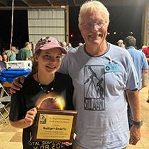 Kaitlynn Goulette Receives the Raymond Fairbanks Youth Outreach Award