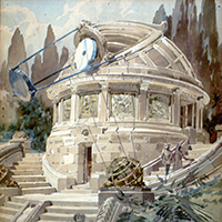 Griffith Observatory Porter Sketch
