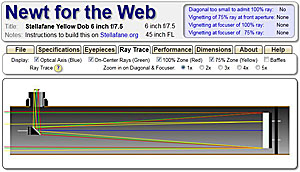 Newt-Web Screen Images